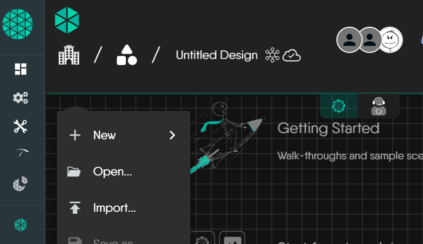 Kanvas Import Option
